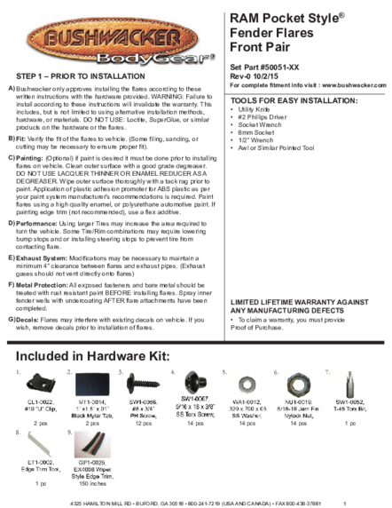 Installation Manual